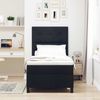 vidaXL Boxspringbett mit Kopfteil Schwarz 90 x 200 cm Stoff 3339359 Bild 3