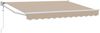 vidaXL Elektrische ausziehbare Markise Beige 3,5 x 2 m 3418993 Bild 2