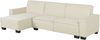 Ecksofa mit Schlaffunktion Polsterbezug beige rechtsseitig ROMEDAL Bild 4