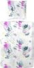 Vario Bettwäsche Perkal" "Floral grün-pink, 135x200 cm"" Bild 1