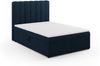 Micadoni Boxspringbett Kelp Strukturierter Stoff Königsblau 140x200 Bild 2