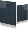 Geschirrspülblende Fame-Line Dunkelblau Hochglanz 60 cm ohne Arbeitsplatte Vicco Bild 3