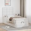 vidaXL Ottoman-Bett mit Matratze Weiß 90x200 cm Kunstleder 3312982 Bild 3