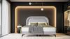 Selsey 'Loreo' Boxspringbett mit Bettkasten, Chenille-Bezug, hellgrau, 160x200 cm Bild 3