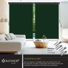 KESSER® Senkrechtmarkise Außenrollo Handkurbelmechanismus Balkonrollo Sonnen-und Sichtschutz, Beschattung Sonnenschutz Außen Rollo mit Kurbel Markisenkasten, Balkon und Terrasse 160x250 cm, Dunkelgrün Bild 5
