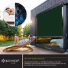 KESSER® Senkrechtmarkise Außenrollo Handkurbelmechanismus Balkonrollo Sonnen-und Sichtschutz, Beschattung Sonnenschutz Außen Rollo mit Kurbel Markisenkasten, Balkon und Terrasse 160x250 cm, Dunkelgrün Bild 4