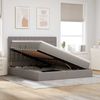 vidaXL Aufbewahrungsbett mit Matratze Taupe 160 x 200 cm Polyester 3371919 Bild 4