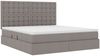 vidaXL Aufbewahrungsbett mit Matratze Taupe 160 x 200 cm Polyester 3371919 Bild 5