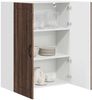 vidaXL Wandschrank PORTO Braun Eichen-Optik 80 x 31 x 100 cm 885502 Bild 3
