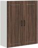 vidaXL Wandschrank PORTO Braun Eichen-Optik 80 x 31 x 100 cm 885502 Bild 2