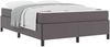 vidaXL Bettrahmen mit Matratze Grau 140 x 200 cm Stoff 3399007 Bild 2