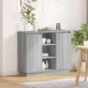 vidaXL LED-Sideboard Graues Sonoma 90 x 32 x 75 cm Holzwerkstoff 869687 Bild 1