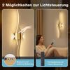 Lapalife Wandleuchte Innen Akku Wandlampe Dimmbar mit Fernbedienung, Kabellose,Timer, Wandleuchte für Wohnzimmer Schlafzimmer Flur Treppen, 100CM Bild 4