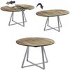 Esstisch Loyd Eiche rustikal/Grau 120 x 120 cm ausziehbar Vicco Bild 5