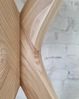 Ragaba runder Esstisch, MDF & Massives Eschenholz, Salbei Grün, Ø 80 cm Bild 2