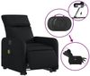 vidaXL Massagesessel mit Aufstehhilfe Elektrisch Schwarz Kunstleder 3206770 Bild 5