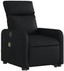 vidaXL Massagesessel mit Aufstehhilfe Elektrisch Schwarz Kunstleder 3206770 Bild 3