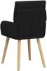 vidaXL Esszimmerstühle 4 pcs Stoff Schwarz 60 x 56 x 96 cm 3428359 Bild 5