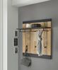 Home affaire Garderobenpaneel SHERWOOD, in modernem Holz Dekor, mit Beschlag aus Metall, Breite 92 cm Bild 2