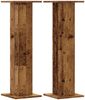 vidaXL Pflanzenständer 2 Stk. Altholz-Optik 30x30x95 cm Holzwerkstoff 3307880 Bild 2