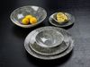Lambert Kaori Henkelbecher weiß / schwarz, H10,3 D 7,6 cm Stoneware, Krakelee-Optik 20483 Bild 2