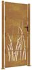 vidaXL Gartentor 100x200 cm Cortenstahl Gras-Design 153231 Bild 2