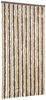 vidaXL Fliegenvorhang Dunkelbraun und Beige 90x220 cm Chenille 377356 Bild 2