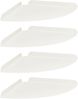 vidaXL Schwebendes Regal mit Regal 4 pcs Weiß 30 x 30 x 2 cm 8004121 Bild 2