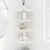 vidaXL Schwebendes Regal mit Regal 4 pcs Weiß 30 x 30 x 2 cm 8004121 Bild 4