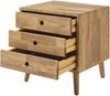 Kommode >Anacortes< in Eiche aus Massivholz - 42x42x35cm (BxHxT) Bild 2