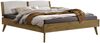 Fabro Betten braun Wildeiche Massivholz 206cm x 186cm x 87cm Bild 1