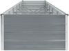 vidaXL Garten-Hochbeet Verzinkter Stahl 480x80x45 cm Grau 47064 Bild 3