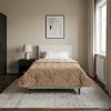 vidaXL Winterbettdecke Taupe 155 x 200 cm Mikrofaser und Teddy-Fleece 42026351 Bild 4