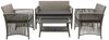 Furnify Gartenlounge-Set EDELHOF 4-teilig Gartenmöbel Set mit Sofa, 2 Sesseln & Tisch, (Set, Sofa, 2x Sessel, 1x Tisch, Sitzkissen), Mit Sitzkissen inklusive Bild 2