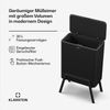 Klarstein Yuma Mülleimer - 30L Abfalleimer mit Geruchsfilter, Druckknopf, Herausnehmbarer Inneneimer, Stilvolle Füße, Edelstahl - Mülleimer Küche Bild 5