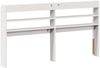vidaXL Kopfteil mit Ablagen Weiß 120 cm Massivholz Kiefer 850957 Bild 5