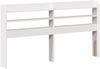 vidaXL Kopfteil mit Ablagen Weiß 120 cm Massivholz Kiefer 850957 Bild 2
