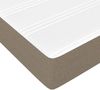 vidaXL Taschenfederkernmatratze Mittel Taupe 140x190x20 cm Stoff 347778 Bild 5