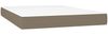 vidaXL Taschenfederkernmatratze Mittel Taupe 140x190x20 cm Stoff 347778 Bild 2