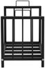 ML-DESIGN Kaminholzregal Indoor Feuerholzregal Stapelhilfe für Brennholz Design Kaminholzlager, BxTxH:40 x 25 x 150 cm, Brennholzregal zum Lagern von Kantholz aus pulverbeschichtetem Stahl Bild 2
