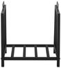 ML-DESIGN Kaminholzregal Indoor Feuerholzregal Stapelhilfe für Brennholz Design Kaminholzlager, BxTxH:40 x 25 x 150 cm, Brennholzregal zum Lagern von Kantholz aus pulverbeschichtetem Stahl Bild 4