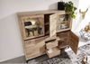 Highboard Wildeiche 166x40x148 bianco geölt VILLANDERS #207 Bild 3