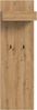Garderobenpaneel B/H/T: 160x50x6 cm in Artisan Oak Nachbildung Bild 2
