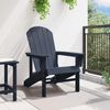 vidaXL Adirondack-Stuhl Marineblau 82 x 74 x 92 cm HDPE 42006622 Bild 3