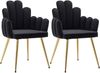 WAHSON OFFICE CHAIRS Esszimmerstuhl 2/4er Set, Samt Polsterstuhl Muschel Sessel Küchenstuhl für Wohnzimmer (2 St) Bild 5