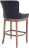CLP Barhocker Lakewood Echtleder, Antik-hell gepolstert antik-hell,schwarz Bild 5