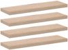 vidaXL Schweberegale 4 Stk. 80x23,5x4 cm Holzwerkstoff 4010693 Bild 2