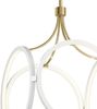 Elstead Lighting QN-CIRI-P-WH QUINTIESSE Hängeleuchte Ciri Integrated LED 45W 3000K Aluminium, Weiß mit Champagnergold; H:50cm Ø35. 6cm höhenverstellbar Bild 3