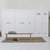 Kleiderschrank Connect mit 3 Türen, Weiß Bild 5