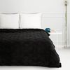 Wohndecke CARO Design91 Karierte Kuscheldecke ideales Geschenk Weiche warme Decke 150x200 cm schwarz Bild 2